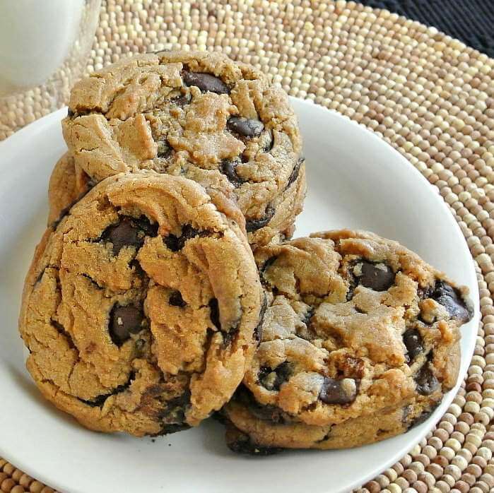 Giant Chocolate Chip Cookies Recipe | Vegan in the Freezer