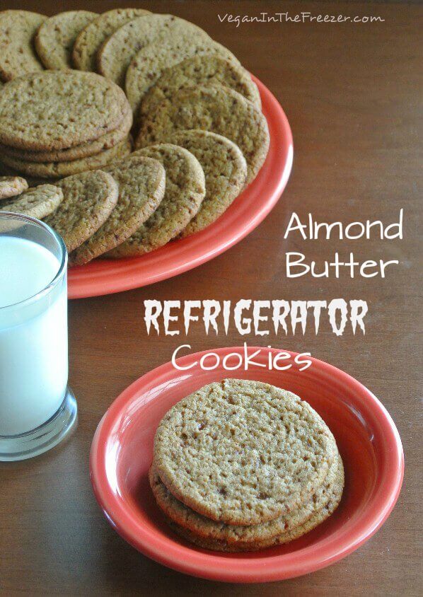 Almond Butter Refrigerator Cookies Pin Word