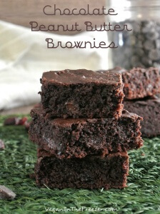 Chocolate Peanut Butter Brownies with chocolate pieces and cranberries are extra special. Can you imagine all of those flavors in one bite? Scrumptious!