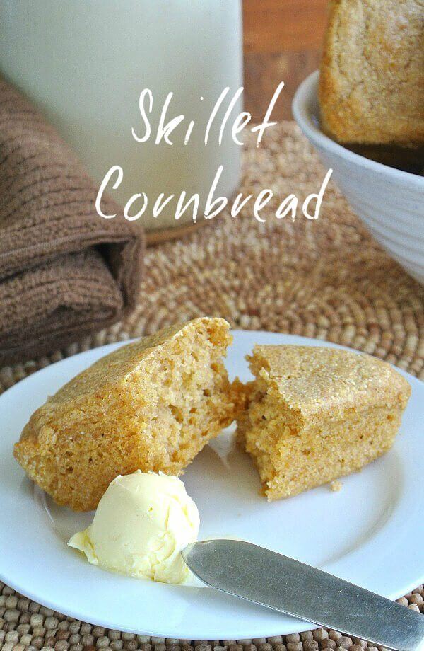 Skillet Cornbread Recipe Classic Easy Healthier Vegan In