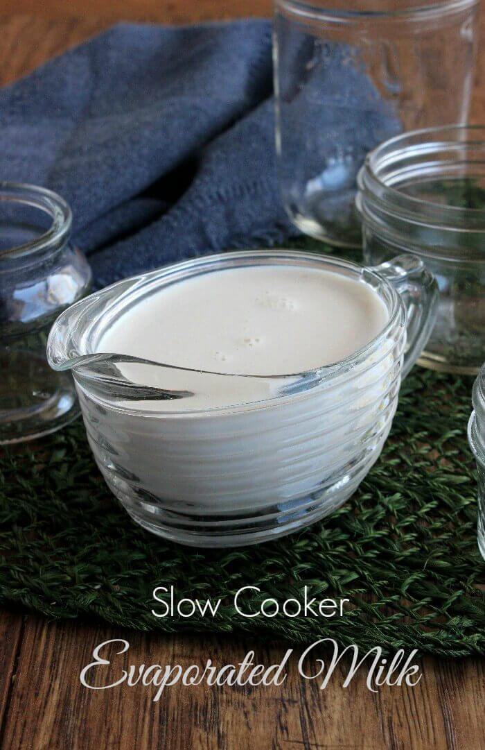 Non Dairy Slow Cooker Evaporated Milk is going to come in very handy this season. An easy recipe that will have you baking with the best.