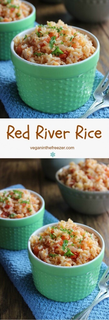 Red River Rice is simple and versatile and something the whole family will enjoy. After the rice is complete you can even toss in sauteed zucchini.