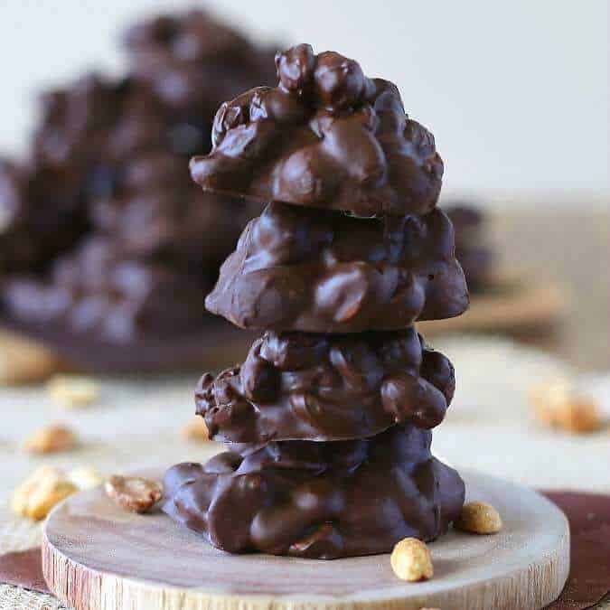 Slow Cooker Chocolate Nut Clusters Recipe