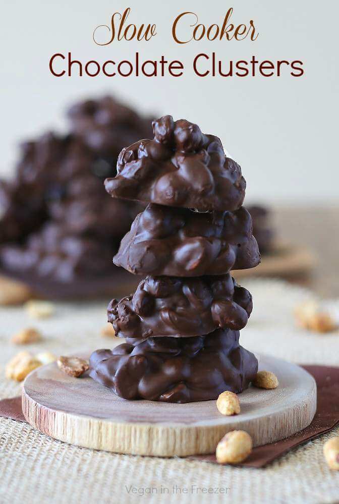 Slow Cooker Chocolate Nut Clusters Recipe