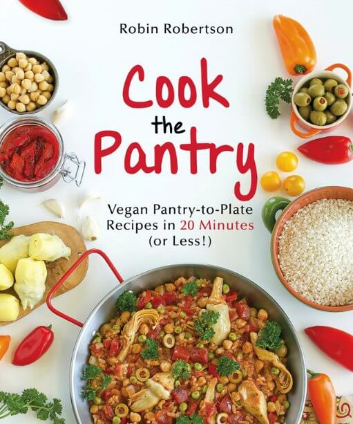 Photo of cover for Cook the Pantry a new cookbook.