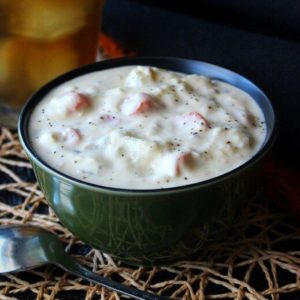 Baked Potato Soup is hearty, creamy, easy and this recipe is a little different.