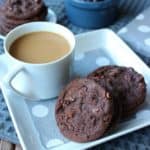 Irish Cream Chocolate Cookies sound and taste like gourmet cookies. Simple cookies that have a deep chocolate flavor and a unique sweetness.