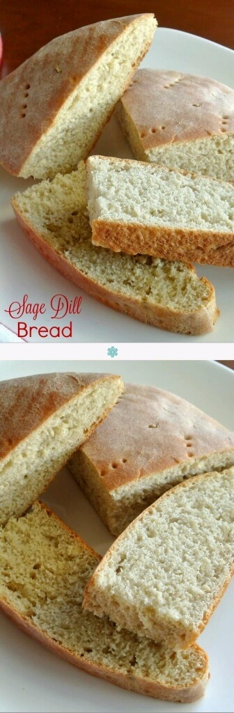 Sage Dill Bread has a generous addition of sage, dill & fennel. Makes a really tasty bread.