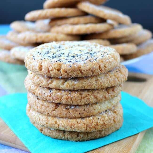 Lemon Poppy Seed Cookies have a mild lemony flavor that will wake up your tastebuds.