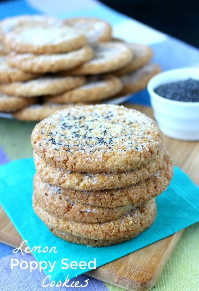Lemon Poppy Seed Cookies have a mild lemony flavor that will wake up your tastebuds. Easy cookies that will have you licking your lips for more.