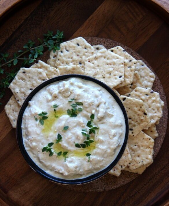 Chunky Chickpea Dip is a different version of hummus. A few ingredients that are complementary, subtle and perfect.