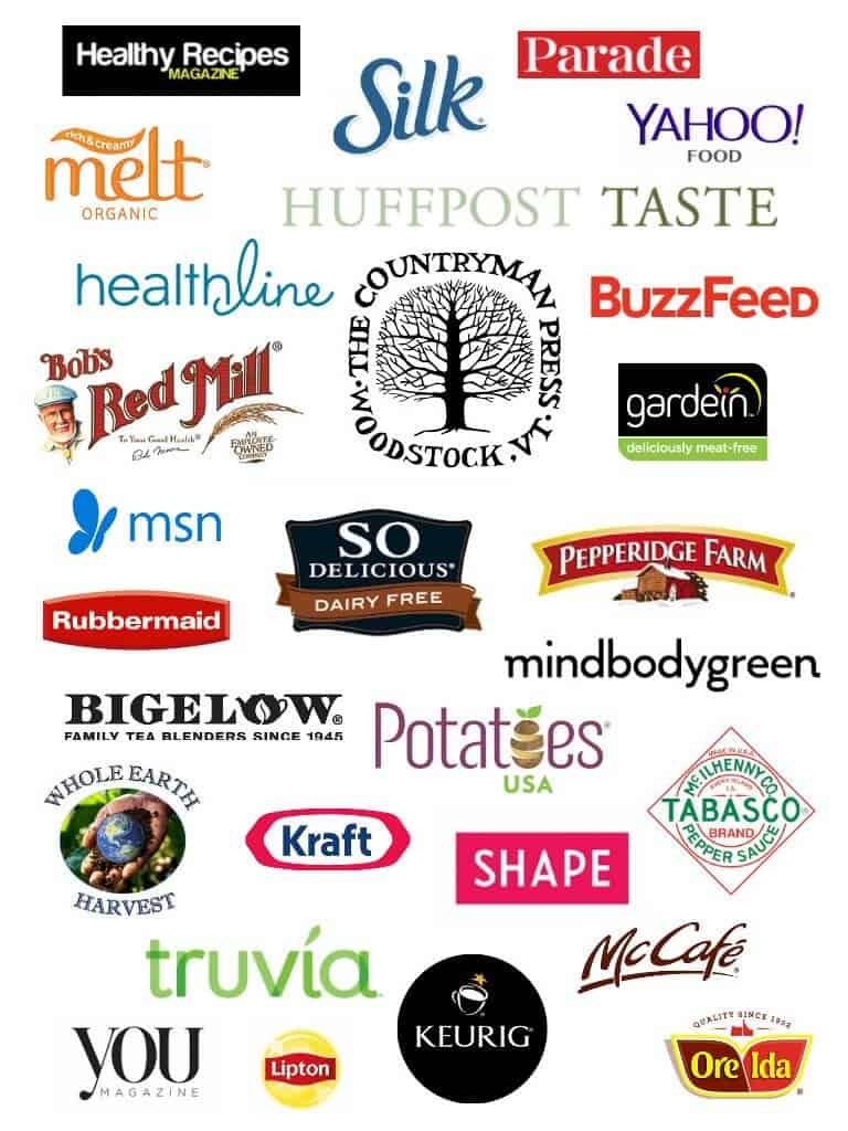 Color Logos from 30 Brands, Companies and Press to help brands in choosing to work with me.