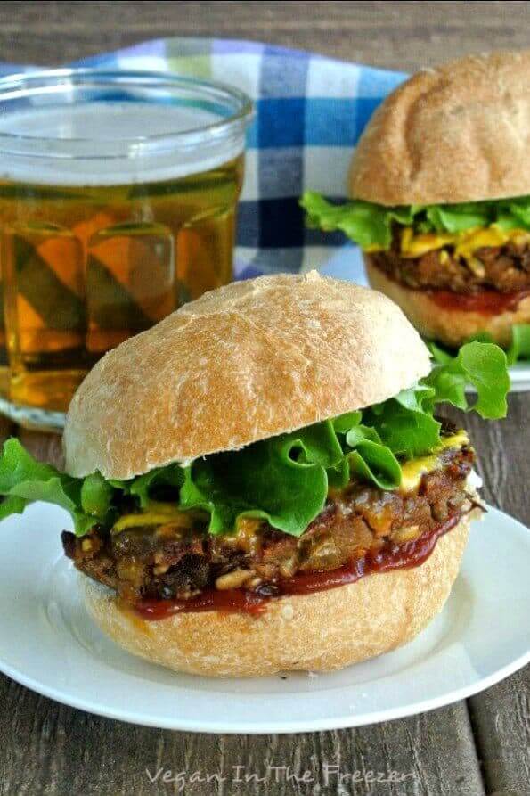 Spicy Green Lentil Burgers Recipe | Vegan in the Freezer