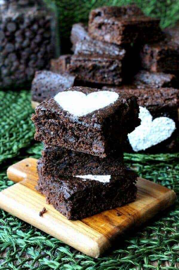 Best Ever Double Chocolate Brownies Recipe Vegan In The Freezer