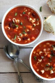 Olive Garden Pasta e Fagioli Soup Recipe - Vegan in the Freezer