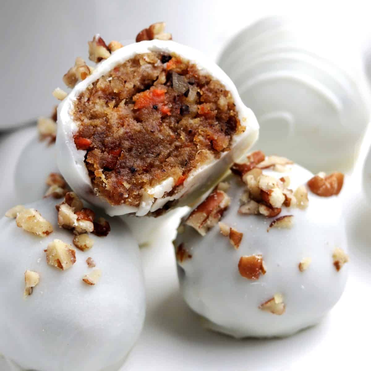 Easy Carrot Cake Push Pops - from Somewhat Simple