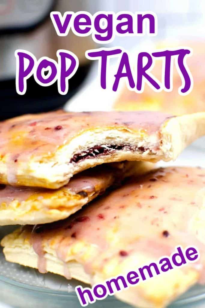 Three stacked breakfast treats with text for pinning.