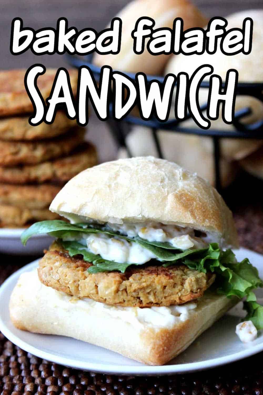 Baked Falafel Sandwich Recipe - Vegan in the Freezer