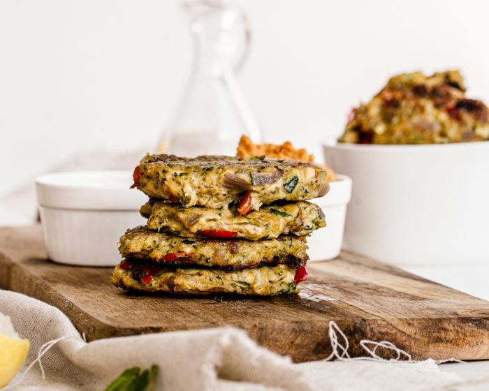 Broccoli and Zucchini Fritters