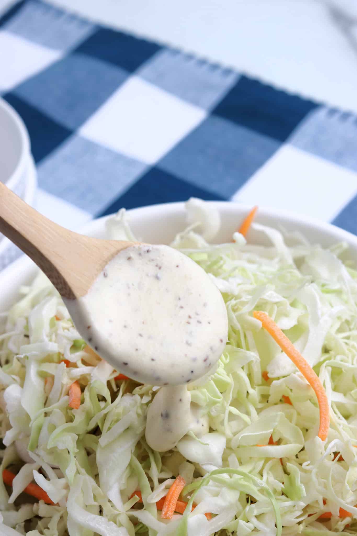 Easy Vegan Coleslaw Dressing Just Add Cabbage! Vegan in the Freezer