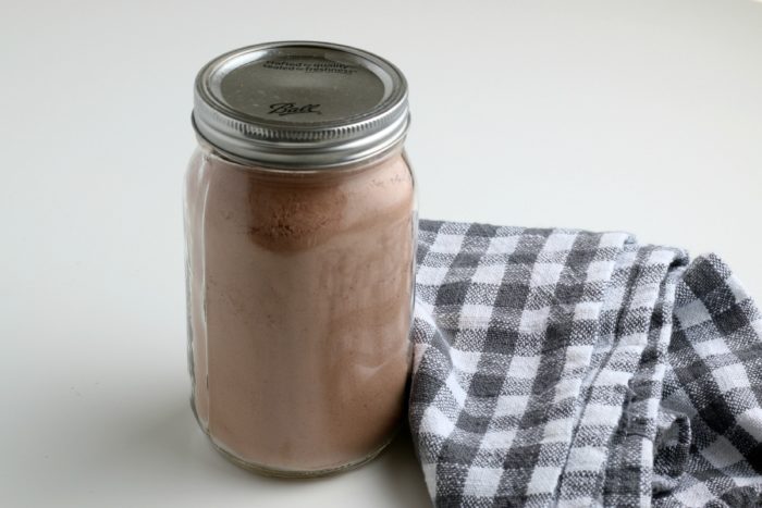 Hot Chocolate Mix in jar