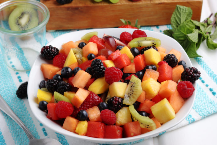 Summer Fruit Salad - Vegan in the Freezer