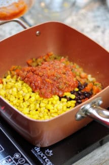 mexican rice add corn and beans