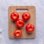 Remove tomato core