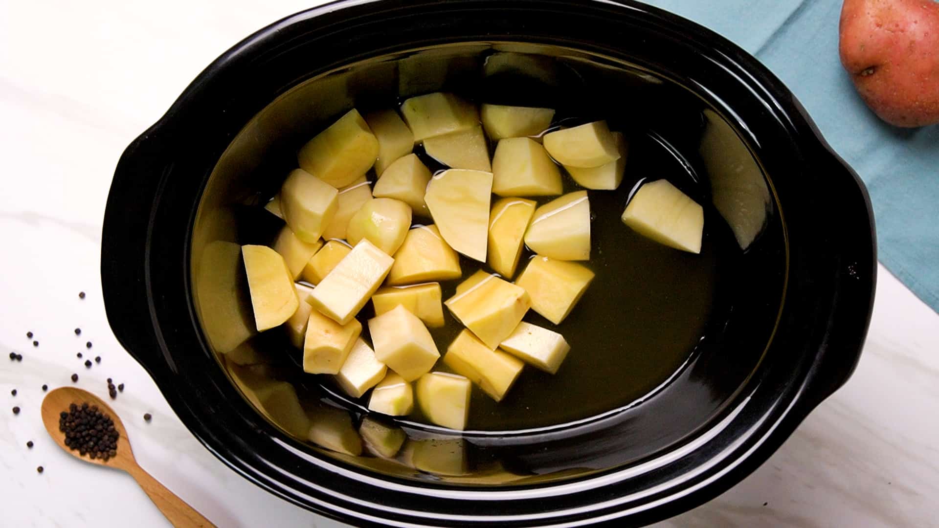 Slow Cooker Mashed Potatoes - Detoxinista