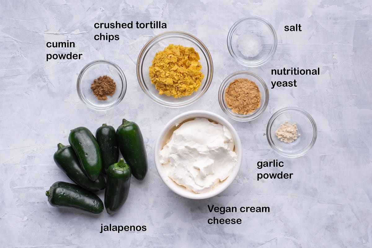 Jalapeno poppers ingredients labels