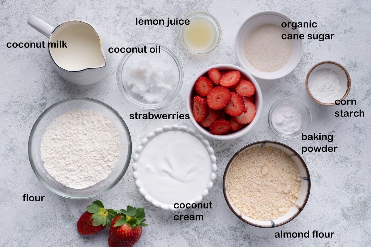 Shortcake Ingredients Labels