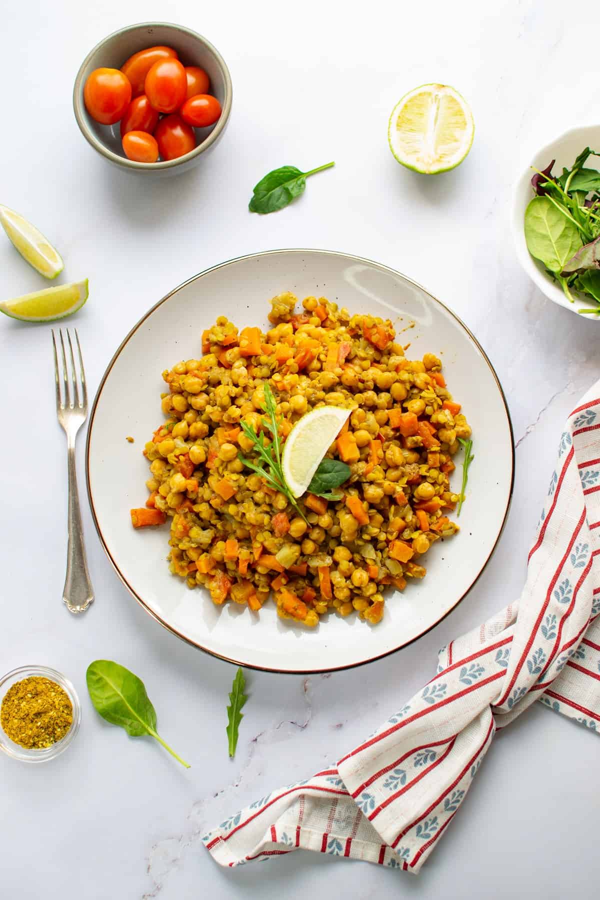 Healthy chickpea red lentils ready 7