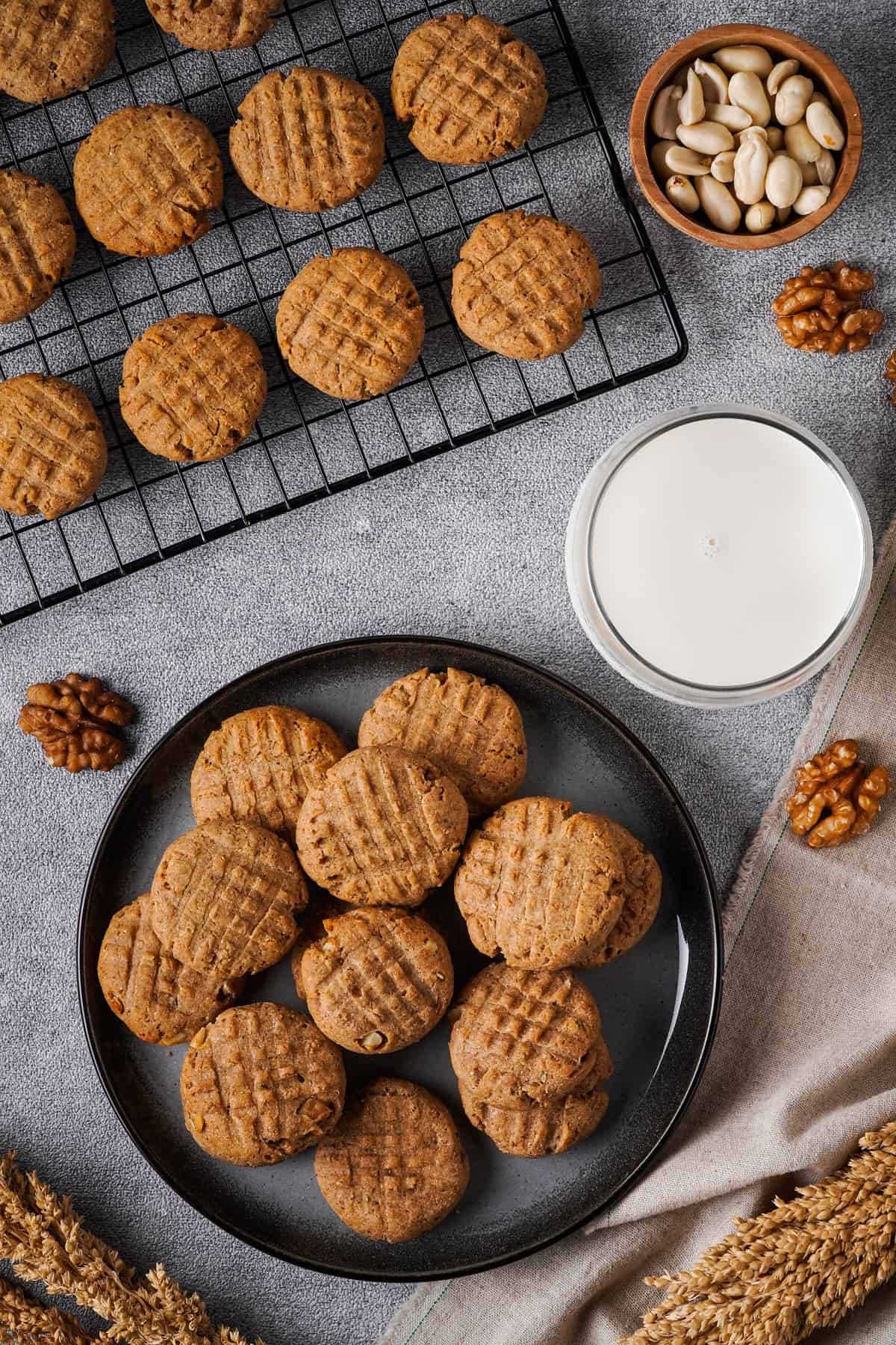 Maple peanut butter cookies ready 5