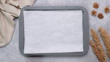 Put a silpat pad (silicone pad) on a cookie sheet or parchment paper