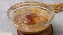 Stir in the egg replacer mixture and vanilla