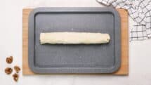 Place the seam side down on an ungreased baking sheet