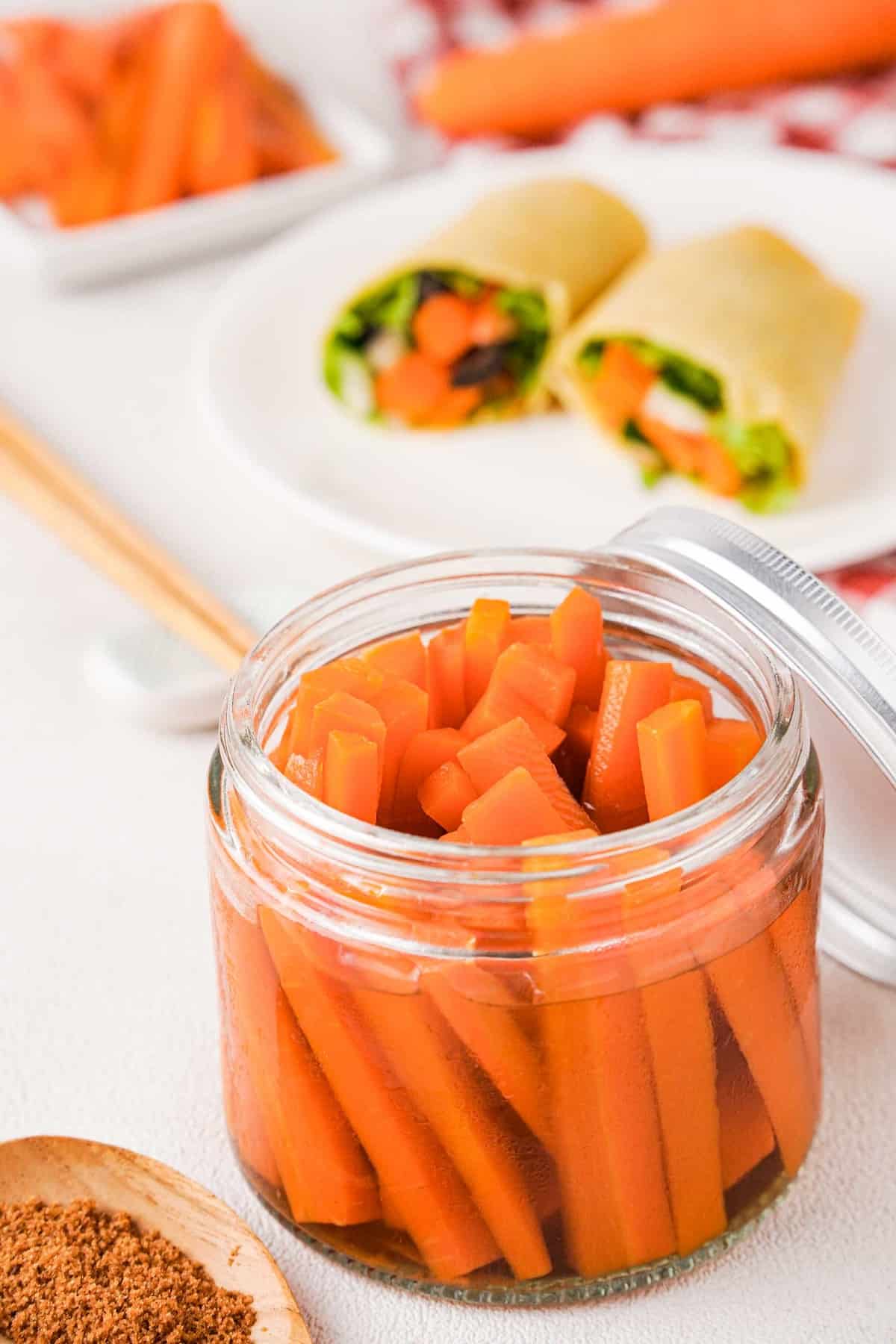 Quick pickled carrots ready 3