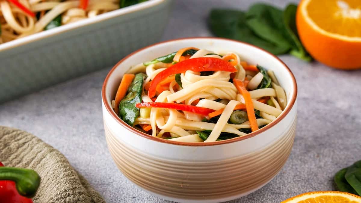 Cold Asian Noodle Salad Recipe - Vegan in the Freezer