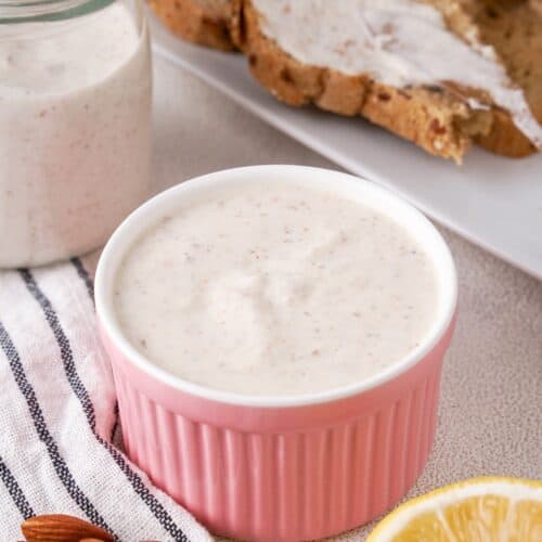 Vegan almond mayonnaise ready 5