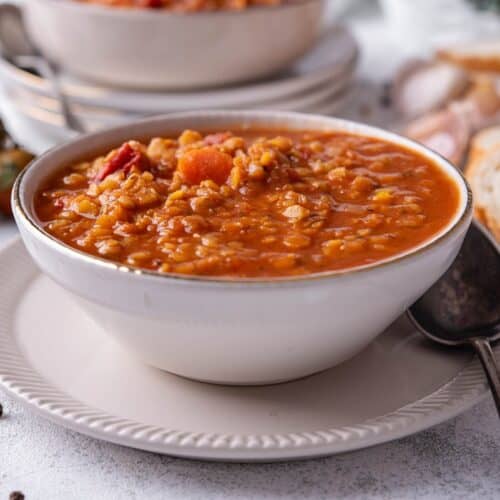 Slow Cooker Red Lentil Soup Recipe - Vegan in the Freezer