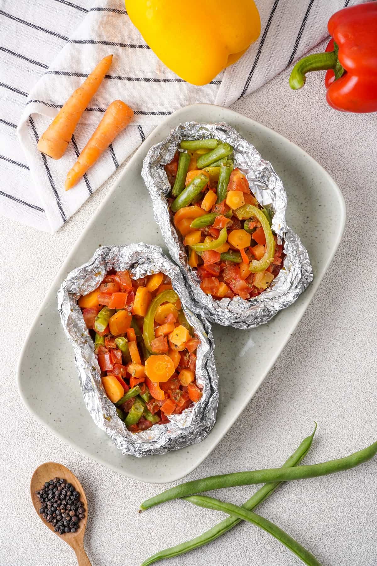 Grilled Vegetables in Foil - Kristine's Kitchen