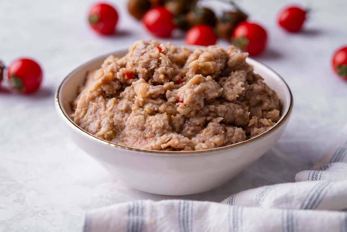 Homemade refried beans ready 2