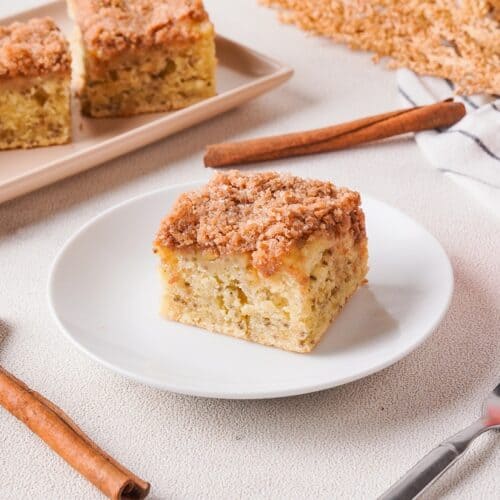 Cinnamon Roll Swirl Coffee Cake From Scratch