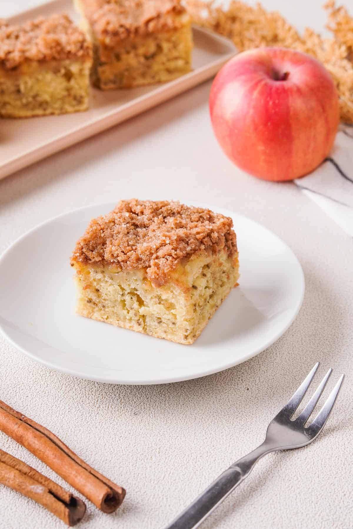 Vegan coffee cake apple ready 2