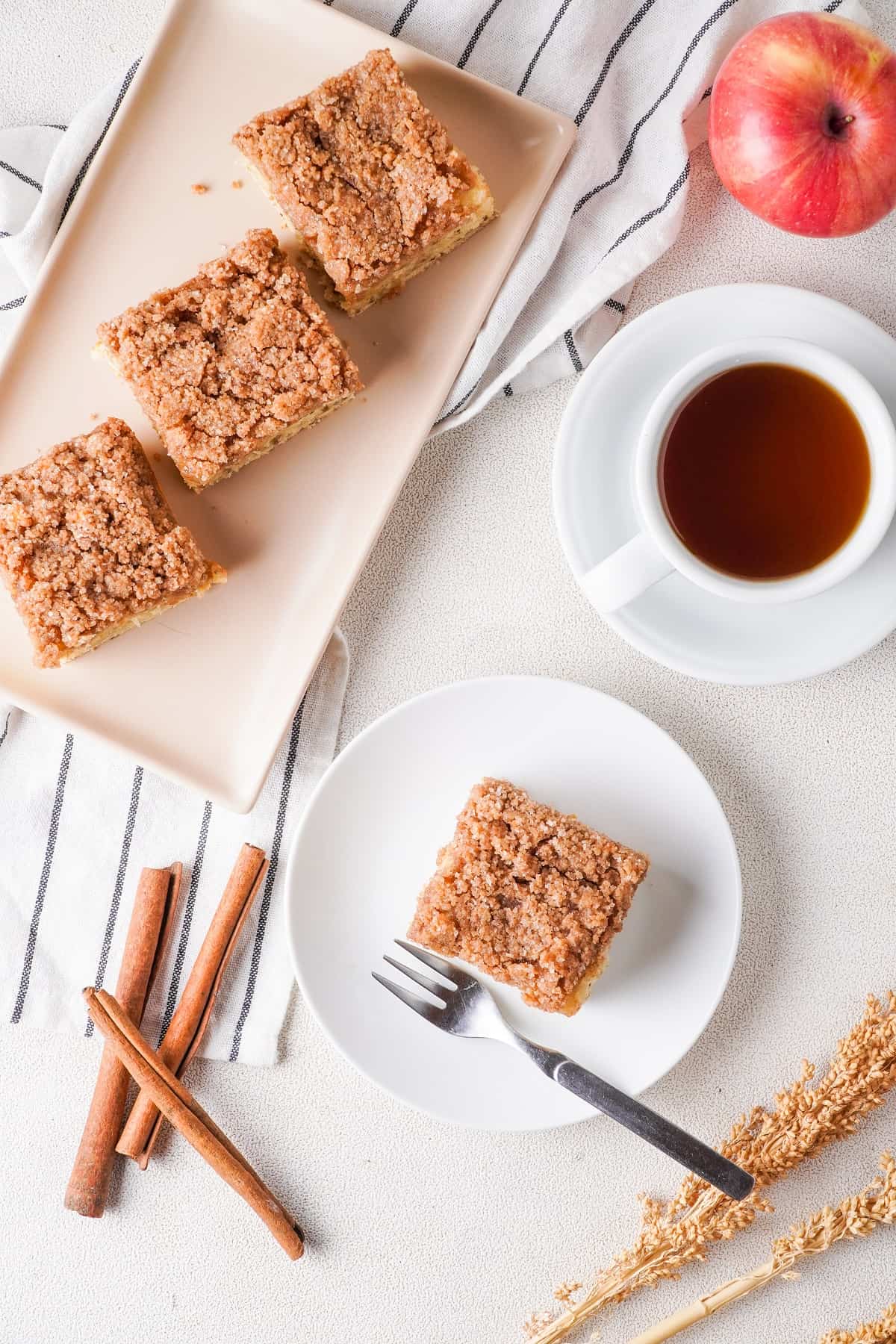 Vegan coffee cake apple ready 4