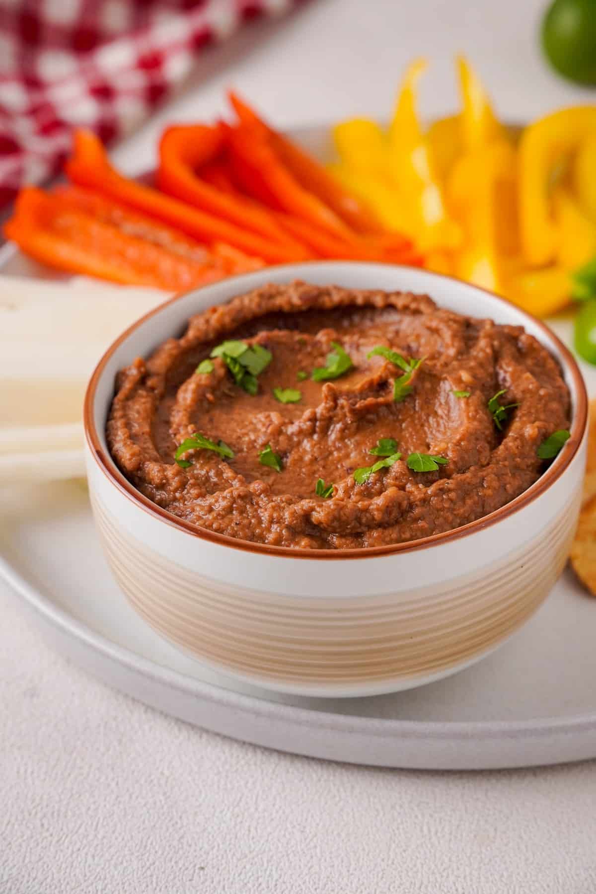 Chipotle black bean dip ready 8