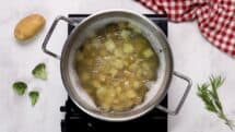Bring to a boil and simmer over medium heat