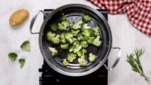 Steam the broccoli