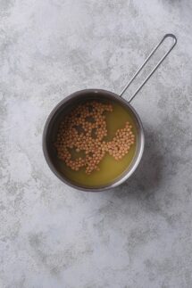 Put the vegetable broth and 1 cup dried lentils in a medium saucepan