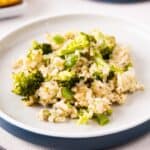 Vegan broccoli rice casserole ready 12